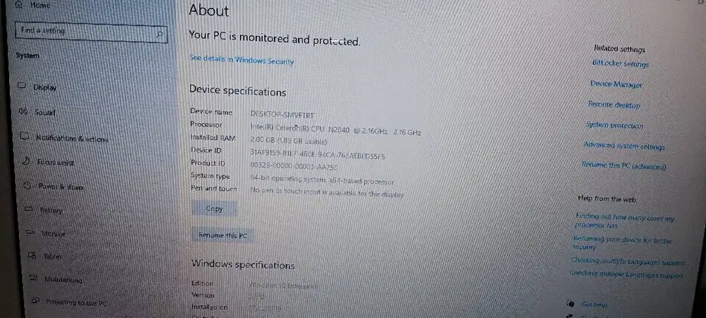 notebook Asus X200M