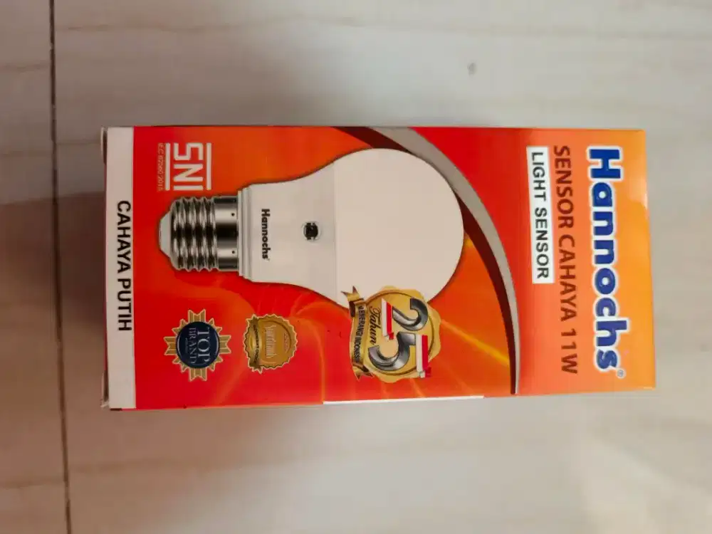 Hannochs Lampu LED Light Sensor (Sensor Cahaya) 11W cahaya Putih