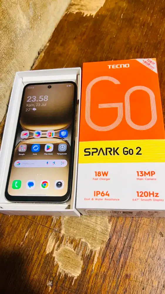 Tecno spark go 2 ram 4/128