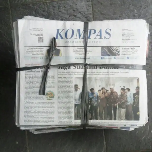 Koran Bekas Kondisi Layak Pakai