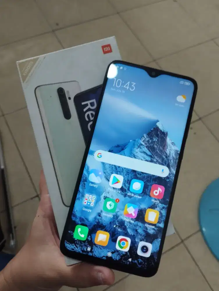 Redmi Note 8 Pro-4G Finger.Ram 6/64GB.ORI.GOLDEN PONSEL