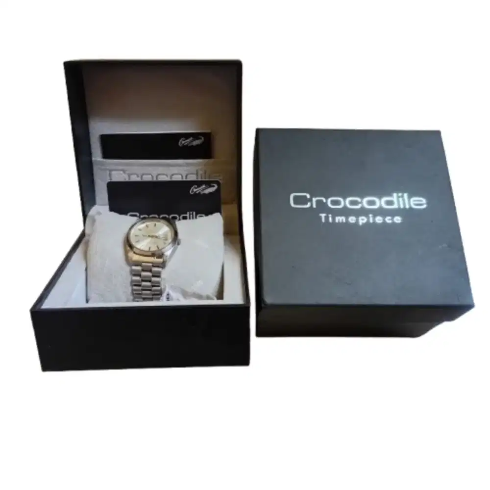 Jam Tangan Luxury Pria Crocodile Manual Winding