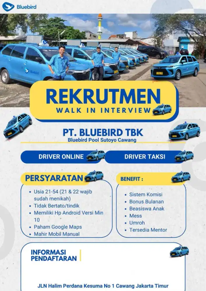 ada lowongan driver