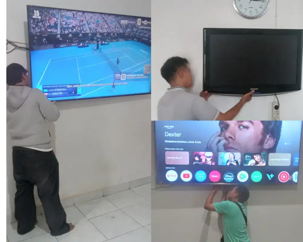 Braket +pasang atau jasa pasang terima rapih breket bracket led tv