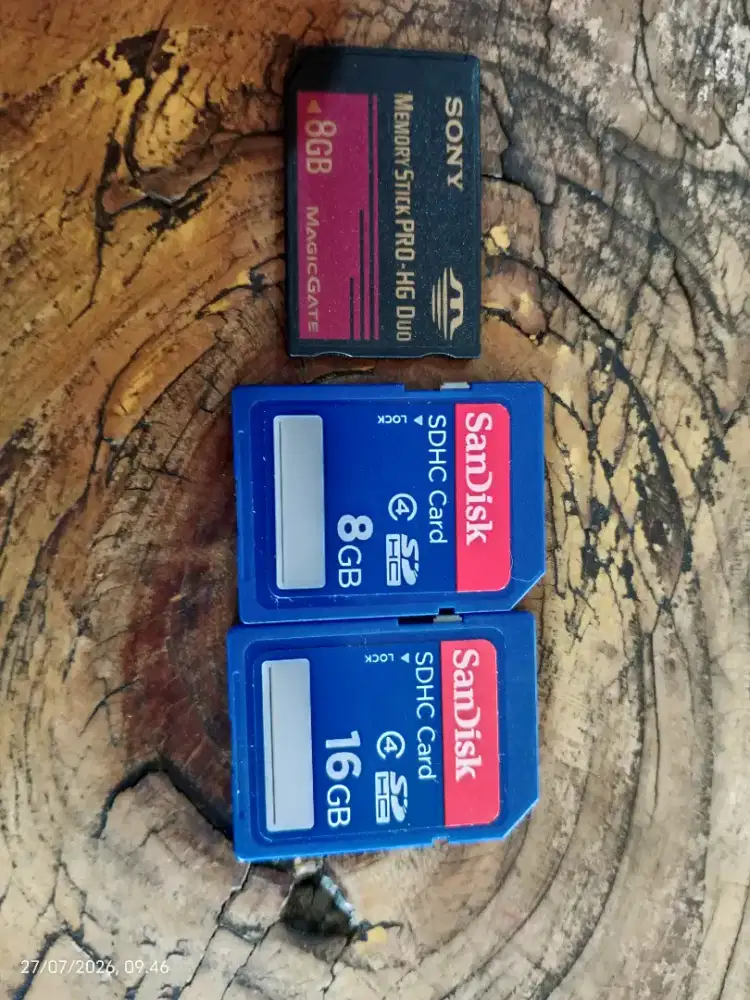 Sandisk SD Card & Sony Memory StickPro