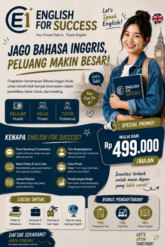 Kursus Private Bahasa Inggris - English For Success