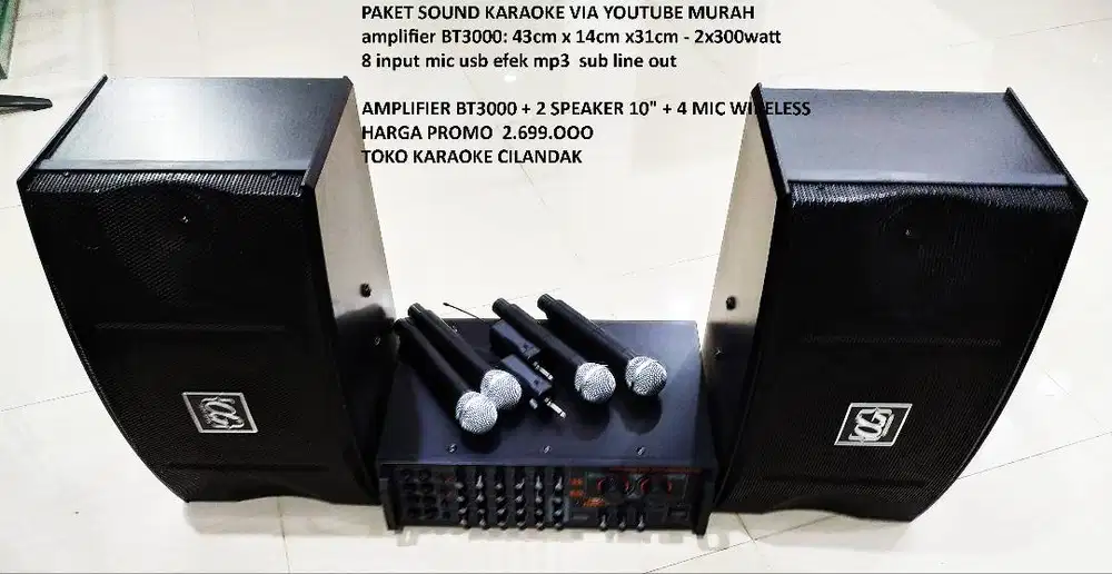 paket speaker karaoke