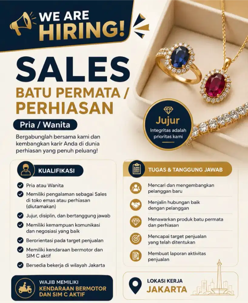 SALES BATU PERMATA / PERHIASAN