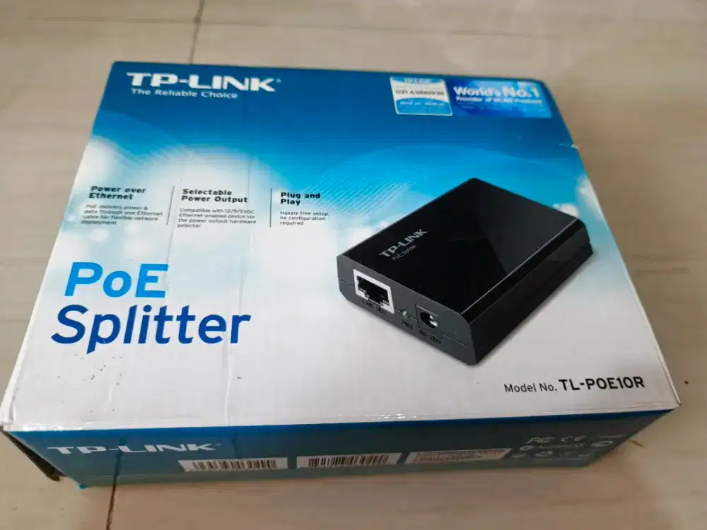 TP-LINK TL-POE10R PoE Splitter -POE10R