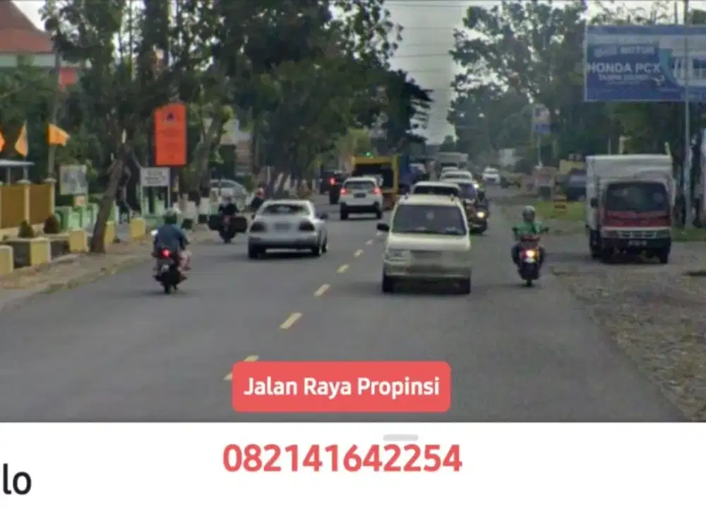 DIJUAL, Tnh Pekarangan LD 20 mtr, Jl Raya Propinsi, Jiwan MADIUN Bagus