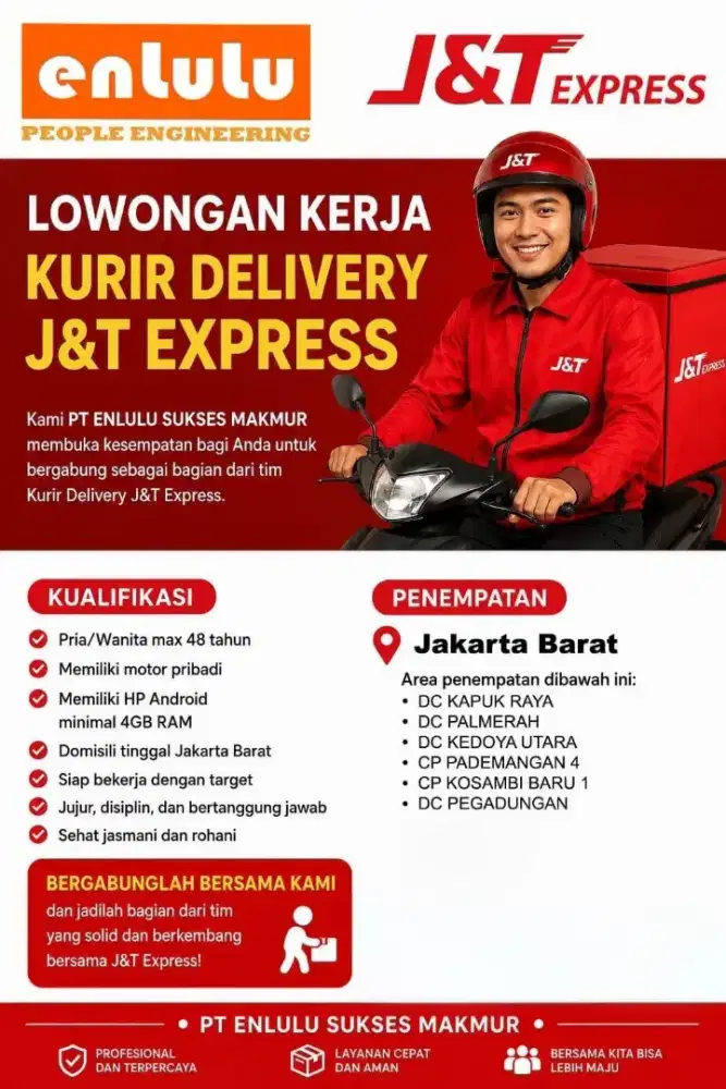 Kurir paket J&T