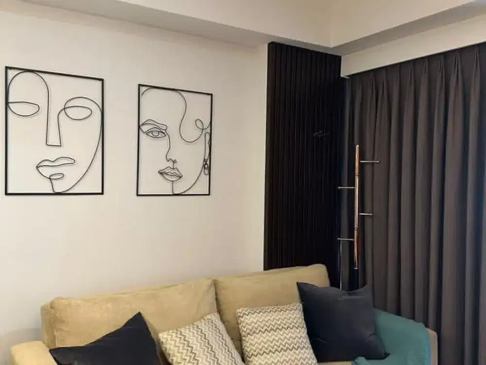 TERMURAH DISEWAKAN APARTEMEN 1BR FURNISH LANDMARK LUXURY INTERIOR BANDUNG STRATEGIS PASKAL 23