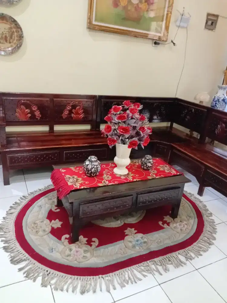 Kursi Bangku Kayu Jati L