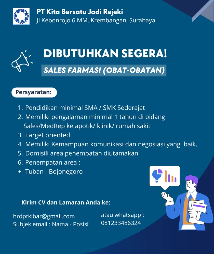 Lowongan Kerja Sales (Urgent)