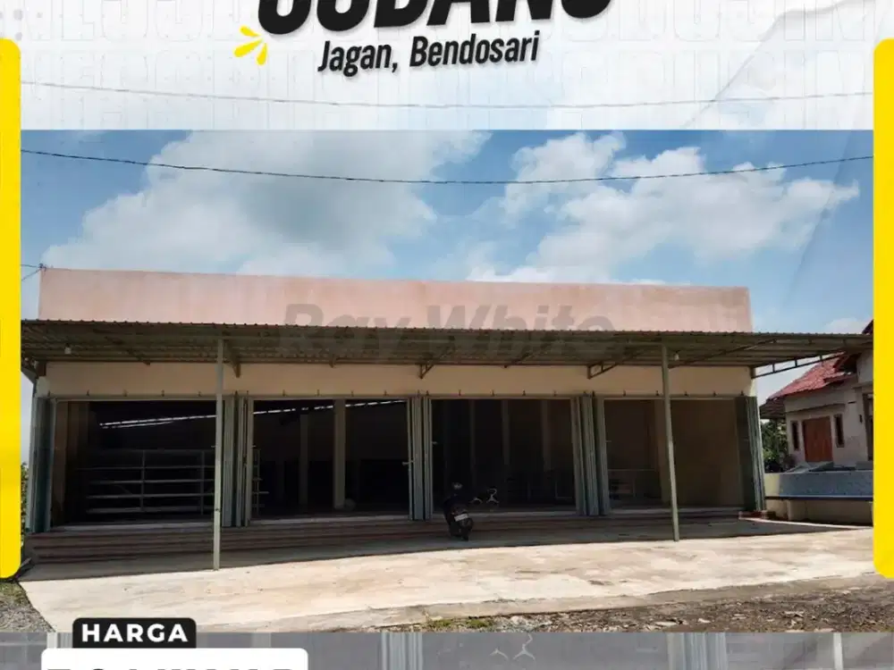 Gudang Super Luas Lahan Lapang Akses Tronton Siap Pakai di Jagan Bendosari Sukoharjo