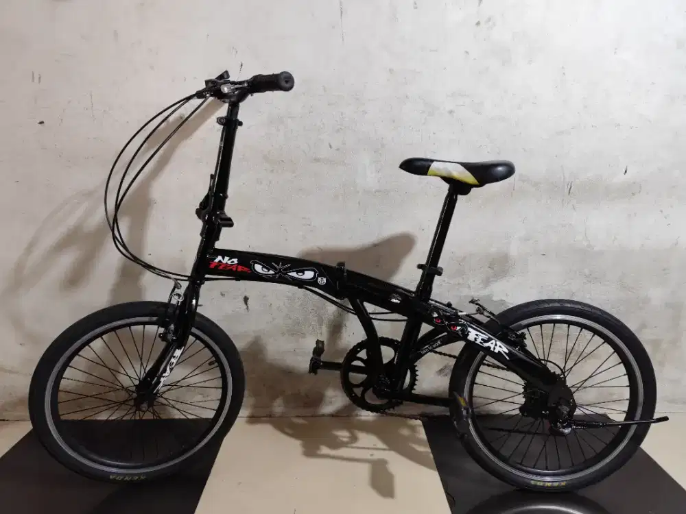 Sepeda lipet ukuran 20 siap pakai