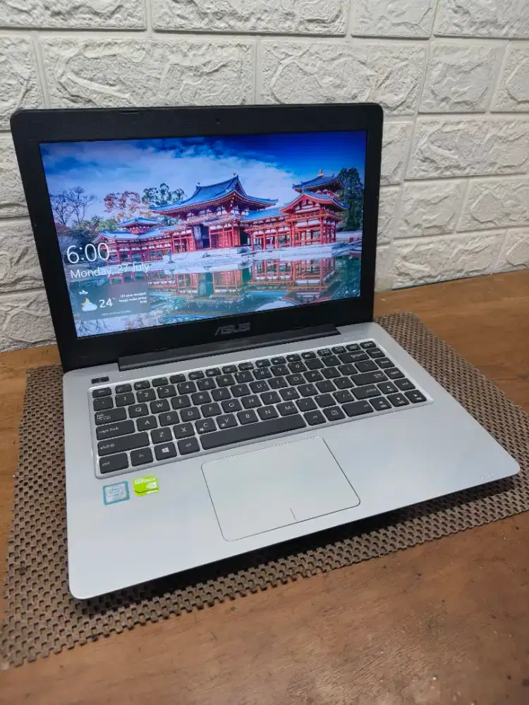 Asus X456UR intel Core i5 Gen-7 (8/240gb) Spek Design MULUSS