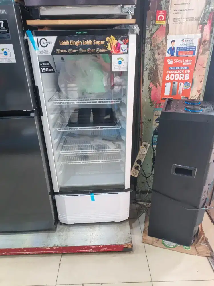 SHOWCASE 4 RAK POLYTRON PROMO KREDIT BUNGA RENDAH