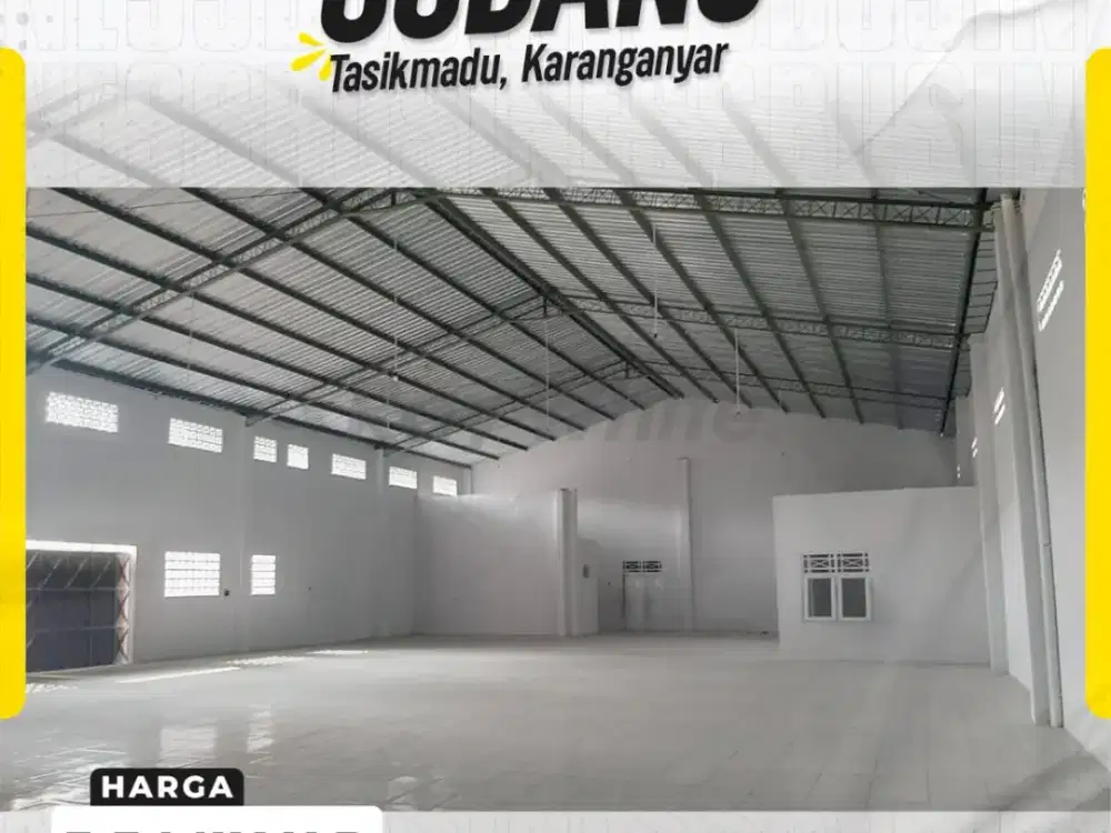 Gudang Super Luas Strategis Akses Kontainer di Tasikmadu Karanganyar