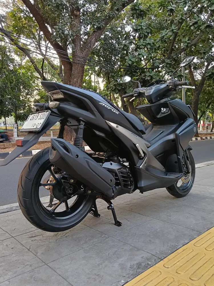 DIJUAL CASH YAMAHA AEROX S ABS KEYLESS THN 2017 PJK IDUP SIAP PAKAI