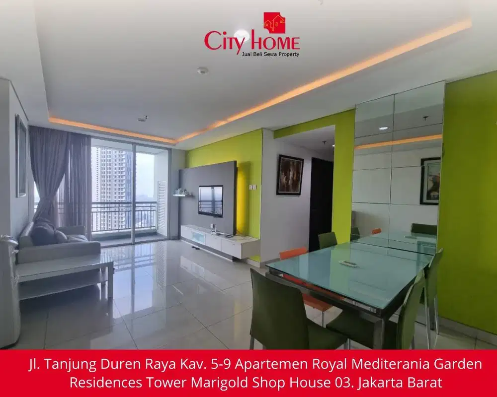 Lantai Rendah, Sewa Murah Apartemen 2BR Siap Huni di Medit 2