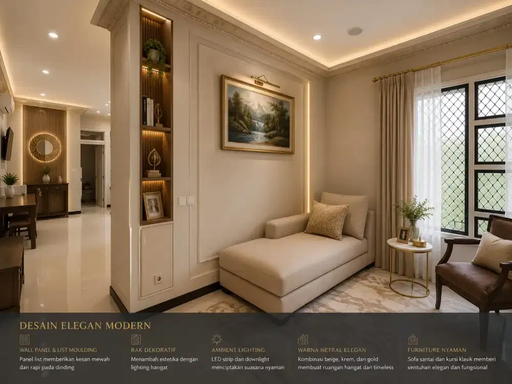 Rumah Cantik Full Furnished Kelapa Gading – SHM, Garasi 3 Mobil