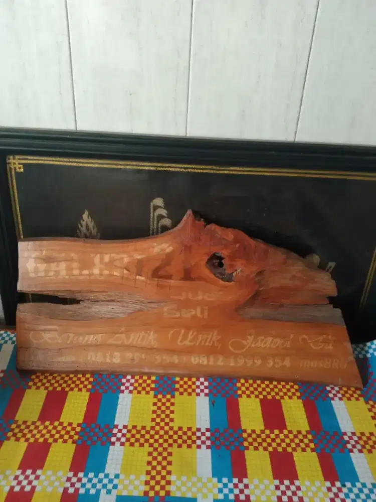 Jual murah papan nama jati