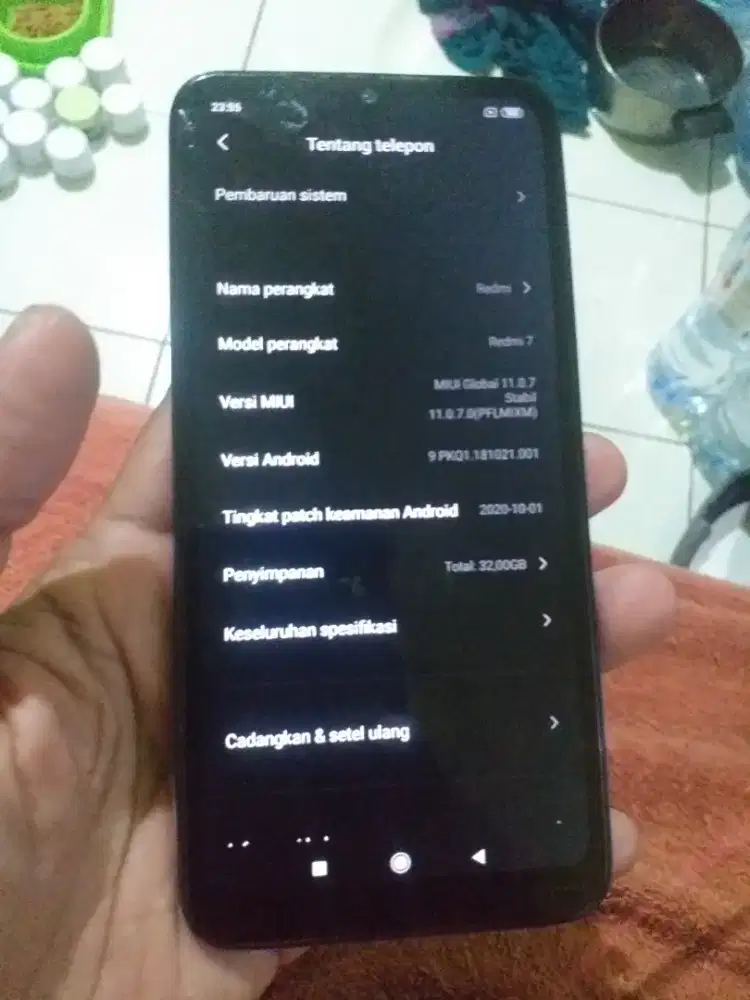 XIAOMI REDMI 7 RAM 3/32 GB HP AJA NORMAL NO MINUS MULUS JUAL SANTAI