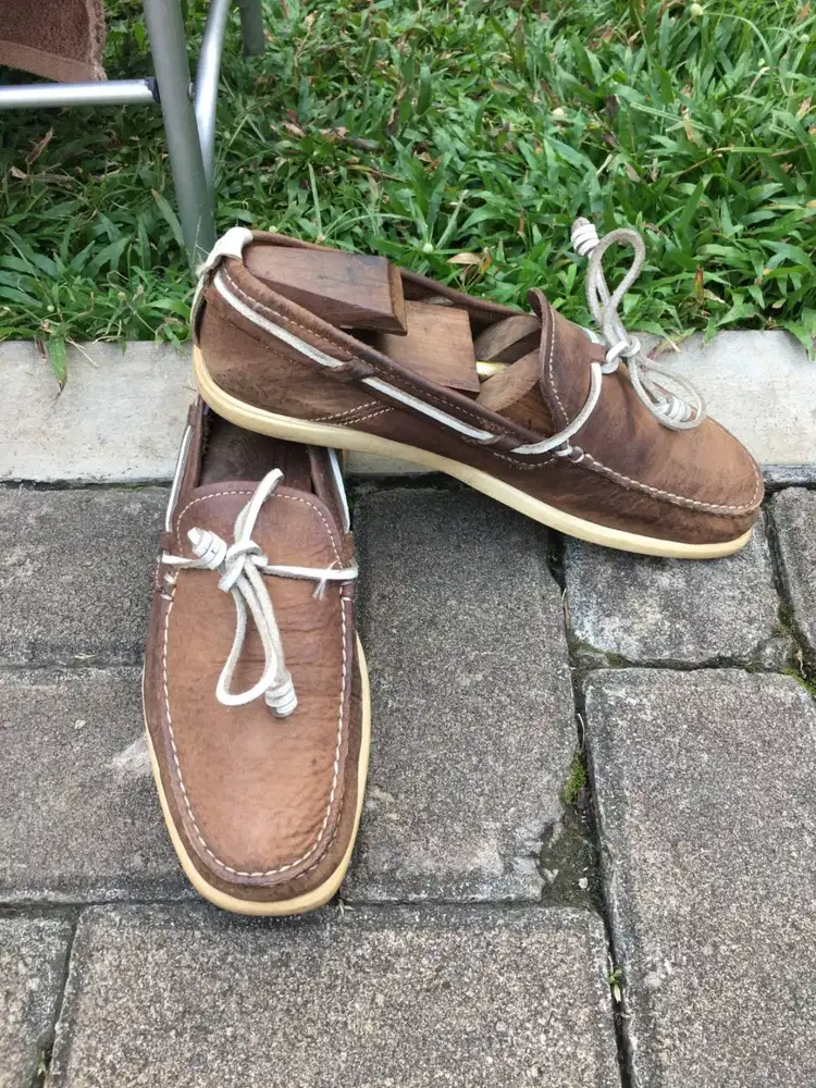 Loafer NDC Brussels Boat Shoes Kulit Asli Size 41