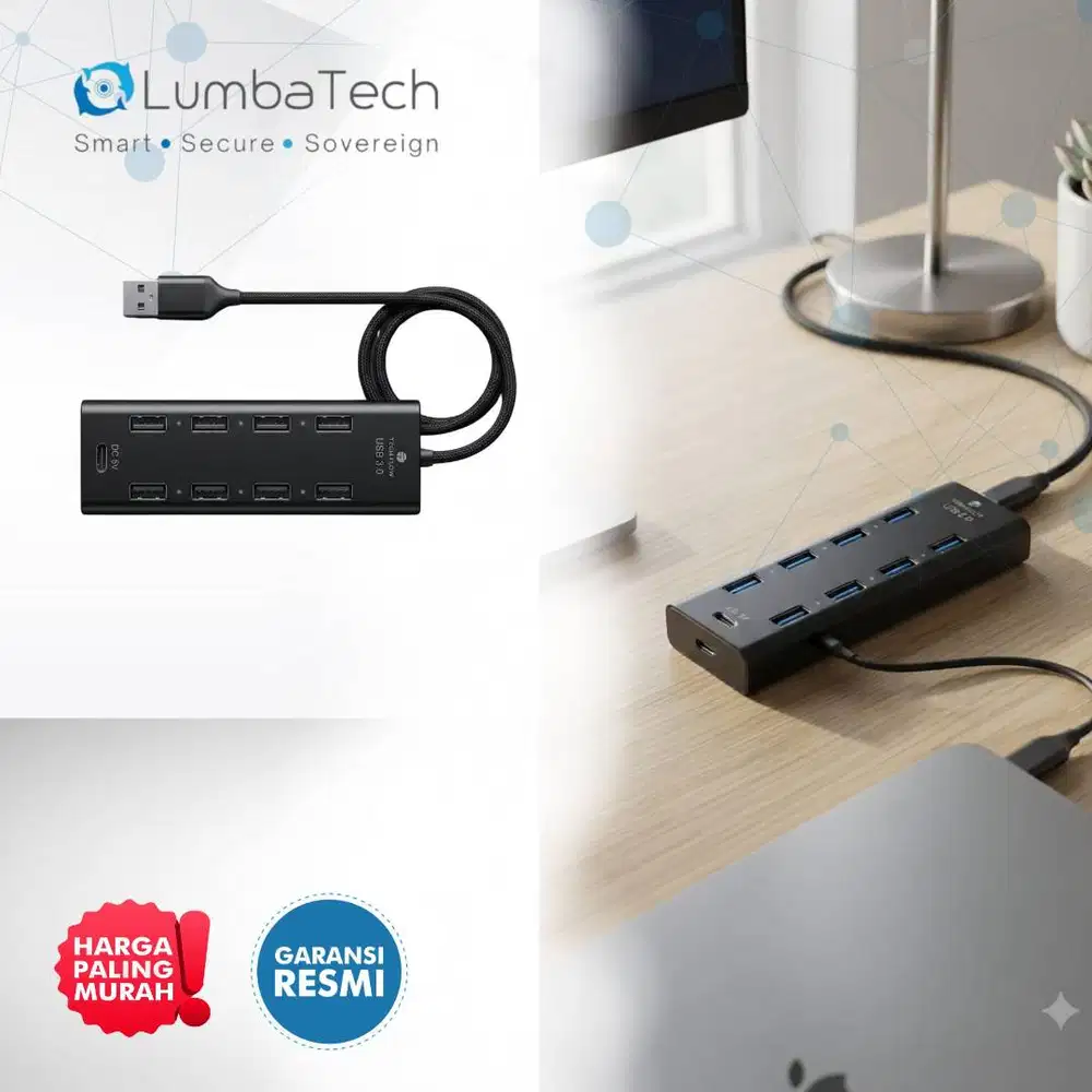 Ports USB 2.0 High Speed Hub 4 port