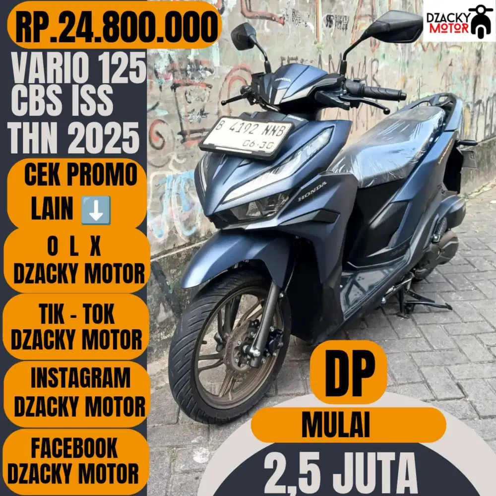 VARIO 125 CBS  ISS 2025 SECOND LIKE NEW