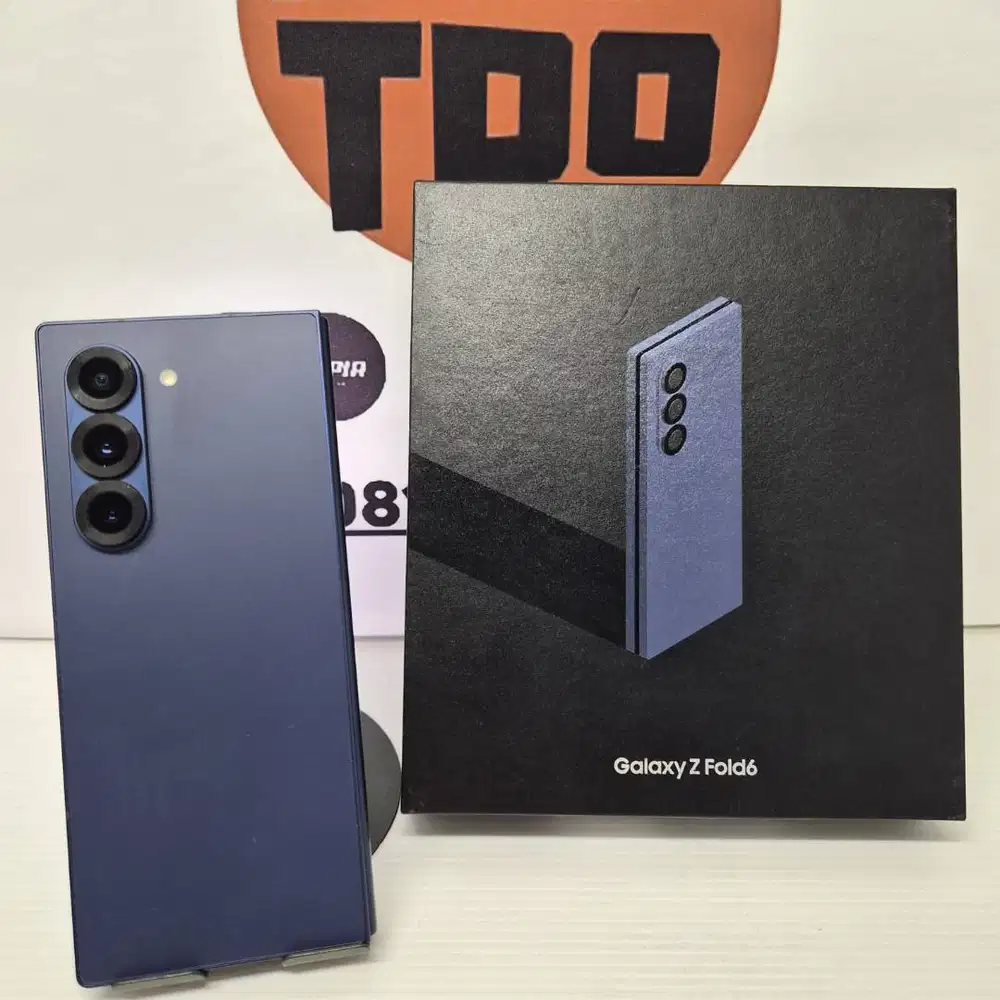 Samsung Galaxy Z FOLD 6 12/256GB NAVY No Minus No Kendala FULLSET
