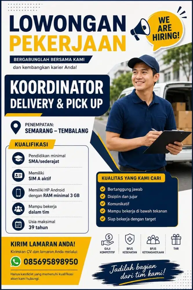 KOORDINATOR DELIVERY & PICK UP