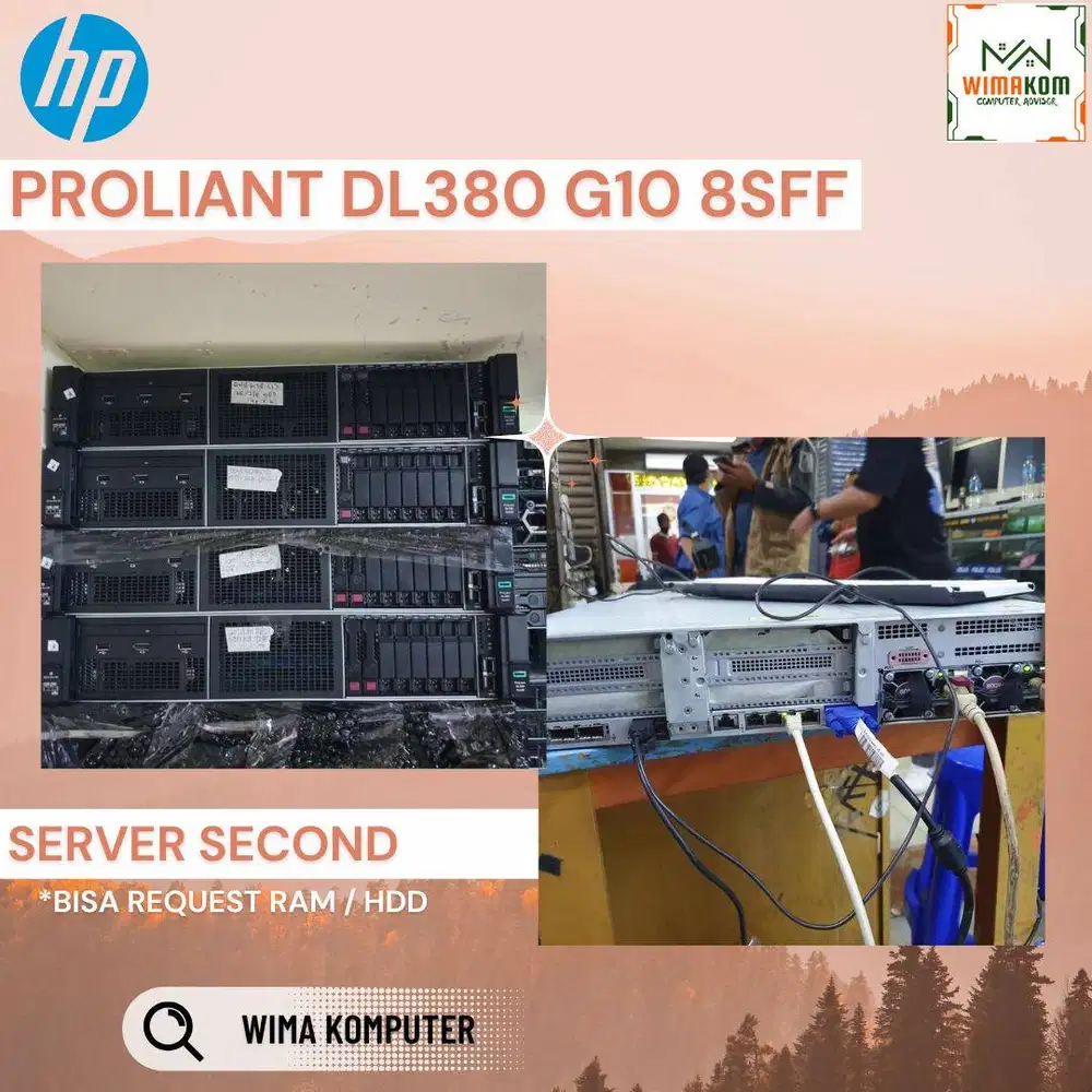 SERVER HP DL380 G10 8 SFF 2x Gold 6138 80 CORE RAM 128GB SSD 960GB