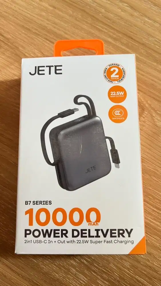 Powerbank JETE B7 10000mAh Fast charging