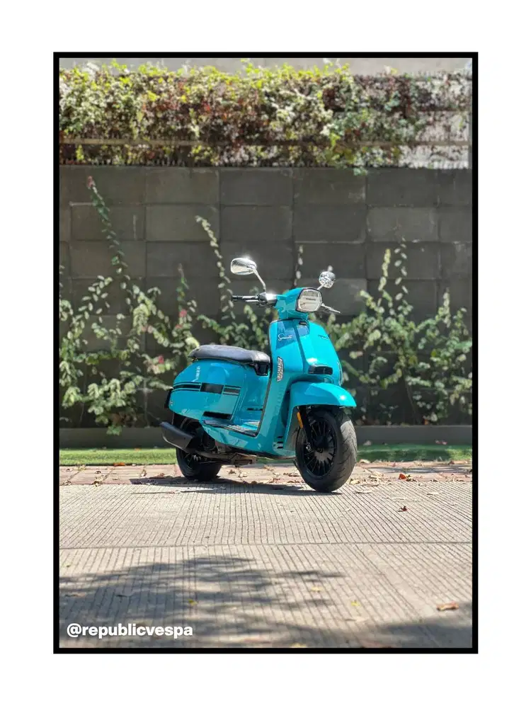 TERMURAH LAMBRETTA SPECIAL V125 TAHUN 2019 WARNA BLUE MINT SUPER GLOSS
