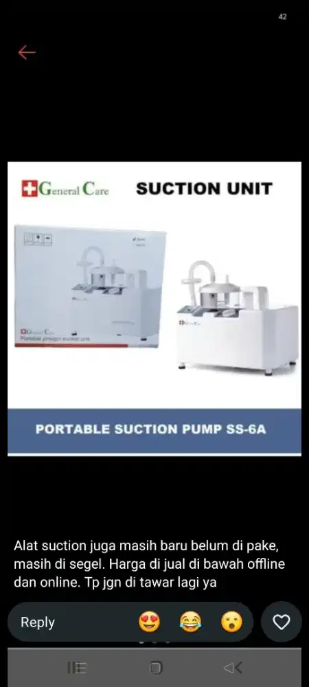 Suction unit portable suction pump ss-6A