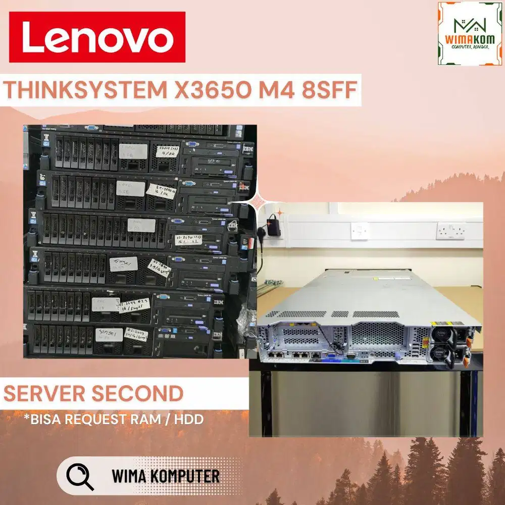 SERVER IBM X3650 M4 8 SFF 2x E5-2630 48 CORE RAM 32GB SAS 1.2TB