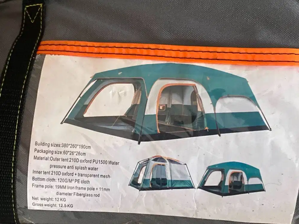 JUAL TEND CAMPING CAMP FAMILY CAMPING TENT 4P