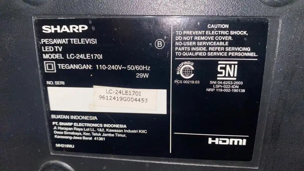 JUAL CEPAT TV GAK DI PAKAI