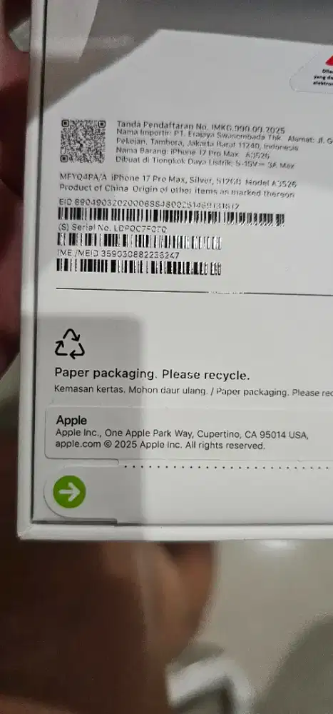 Iphone 17 Pro Max 512