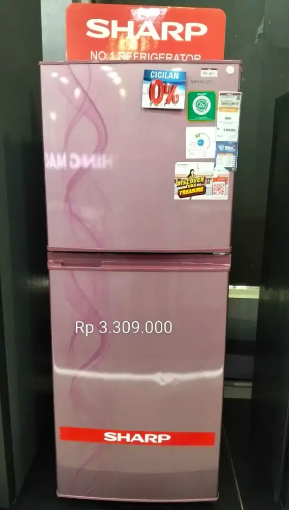 Kredit kulkas Sharp gratis 1x-2xcicilan