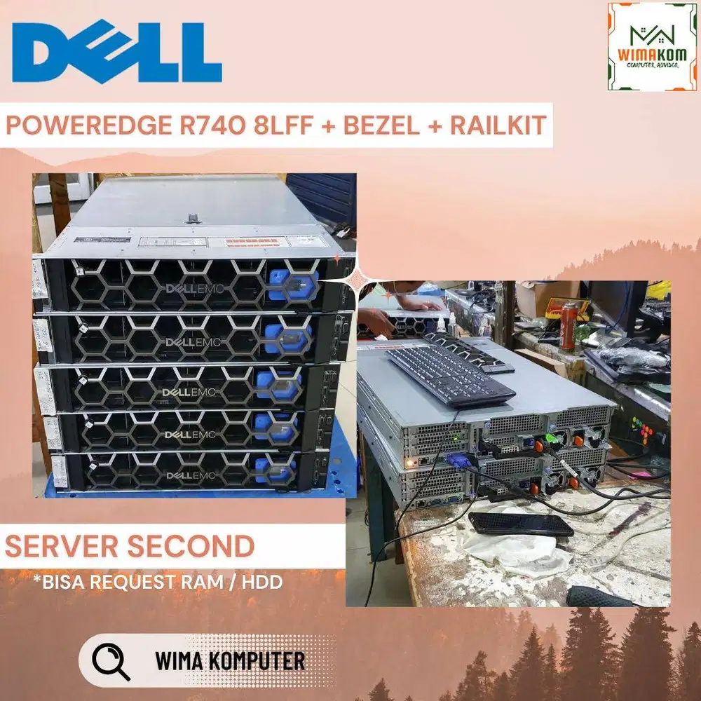 SERVER DELL R740 8 LFF 2x XEON Gold 6138 80 CORE RAM 128GB SAS 36TB