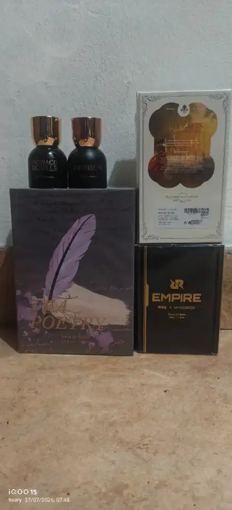 Parfum mykonos dan velixir borongan