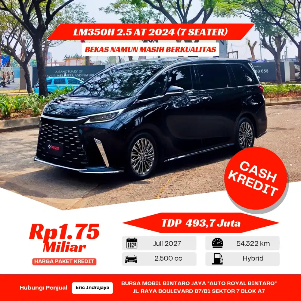 Lexus LM350h 2.5 AT 2024 (7 Seater)