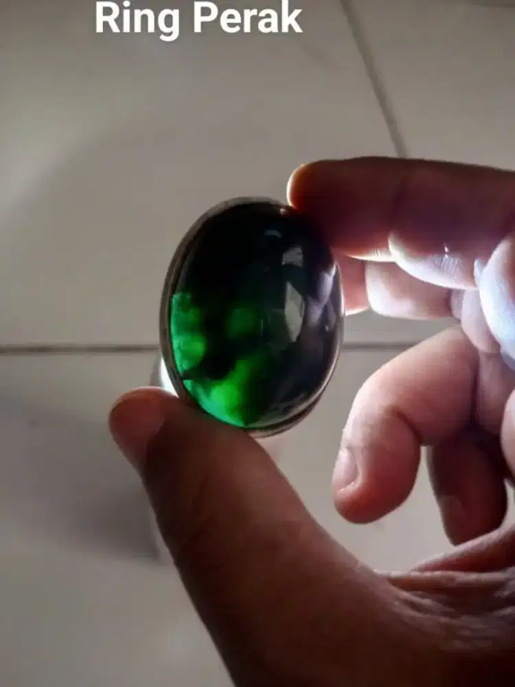 Batu Bacan Gulau ex Guru Lawas ring Perak jumbo