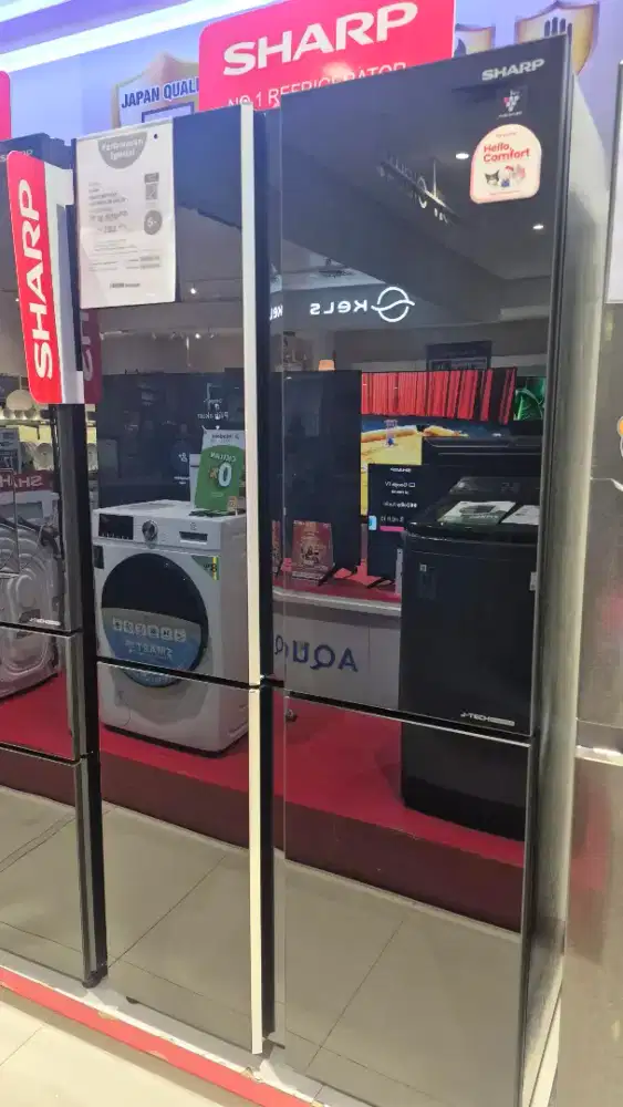 Promo kulkas sharp 4 pintu inverter