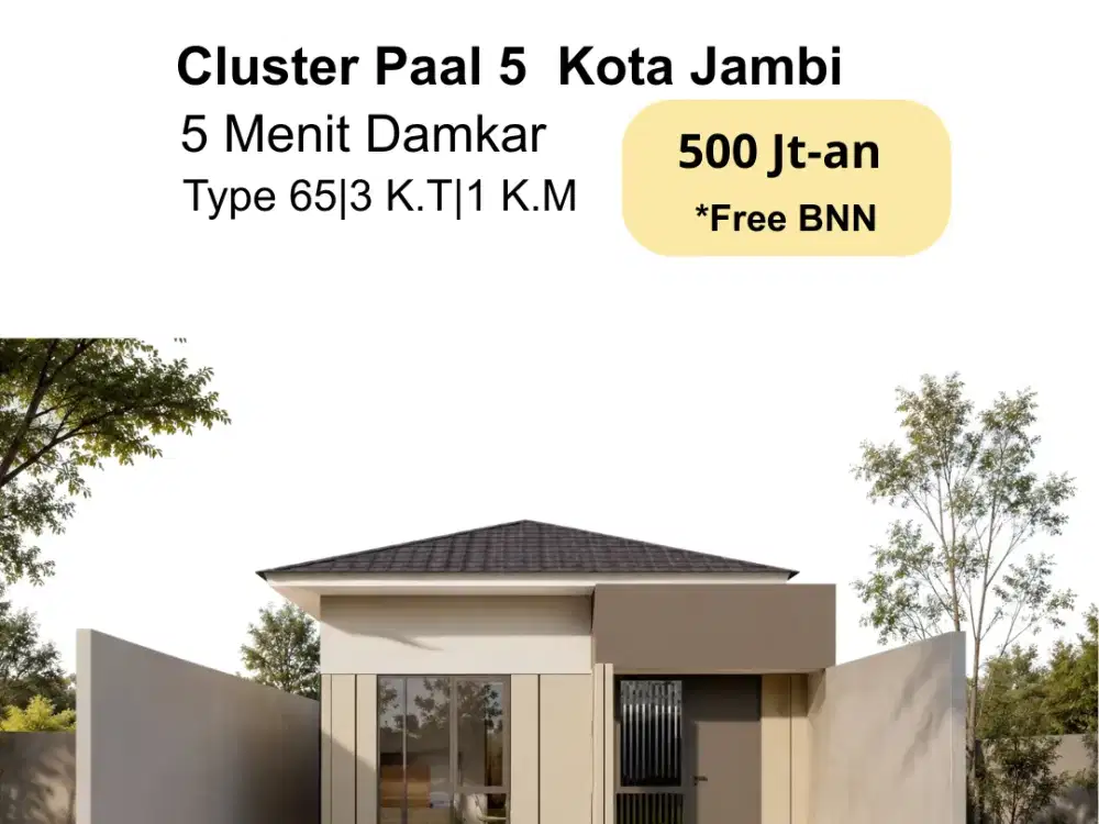 Jual cepat Rumah 1 Lantai Paal 5
