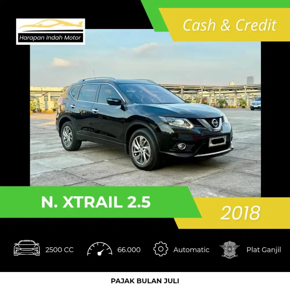 Nissan Xtrai X-Trail 2.5 CVT 2018 Low KM 66RB