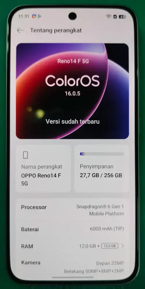 OPPP RENO 14F 5G 12+12/256Gb HP+DUS AJA